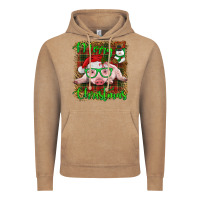 Vintage Coffee merry christmas baby pig Vintage Hoodie - RanaPortraitStore