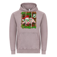 Vintage Zinc merry christmas baby pig Vintage Hoodie - RanaPortraitStore