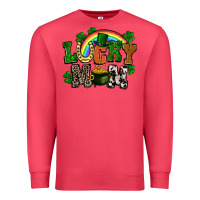 Lucky Mom St. Patricks Day Premium Sweatshirt | Teevron