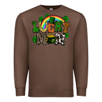 Chestnut lucky mom St. Patricks Day Premium Sweatshirt - FaDigitalArtStudio
