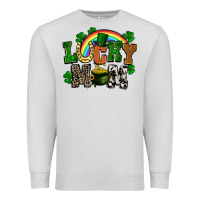 Dove Grey lucky mom St. Patricks Day Premium Sweatshirt - FaDigitalArtStudio
