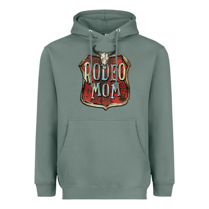 Rodeo Mom Mother's Day Heavyweight Hoodie by FaDigitalArtStudio | Teevron