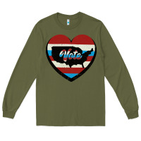 Army Green VOTE Long Sleeve Tee - Bettercallsaul