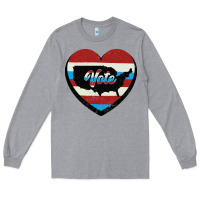 Heather Grey VOTE Long Sleeve Tee - Bettercallsaul