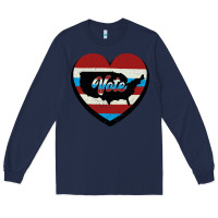Navy VOTE Long Sleeve Tee - Bettercallsaul