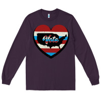 Plum VOTE Long Sleeve Tee - Bettercallsaul