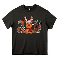 Asphalt joy christmas reindeer Heavy Core Tee - Jasminsmagicworld