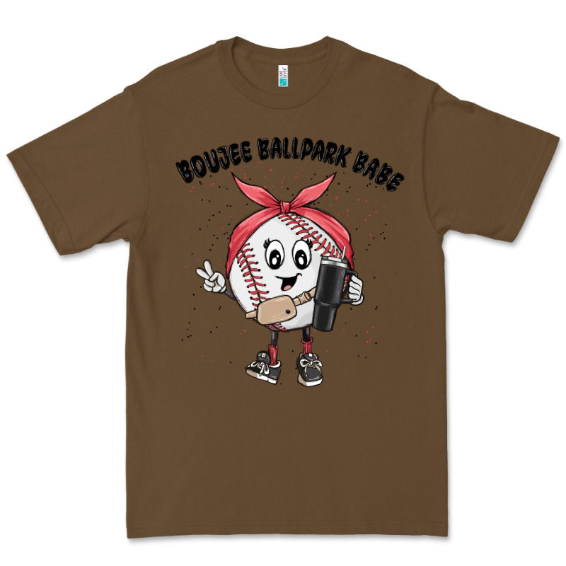 Boujee Ballpark Babe Premium Tee by MaliasSmallBusiness | Teevron