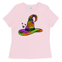Witch Hat With Spiders Ladies Tee | Teevron