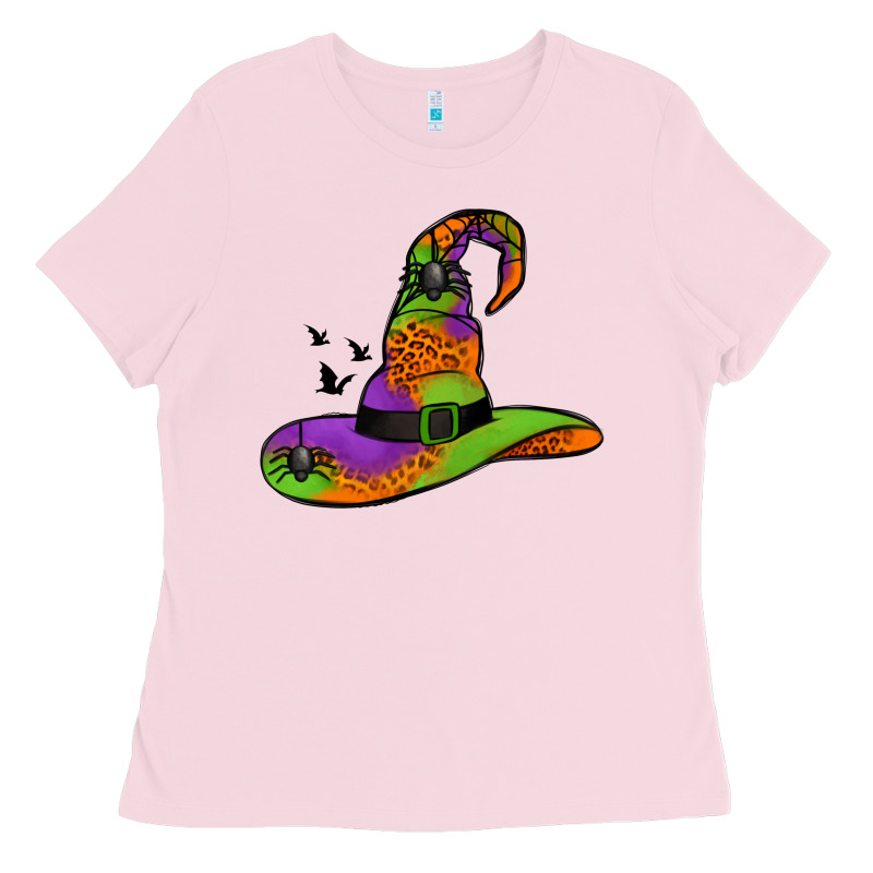 Witch Hat With Spiders Ladies Tee by Jasminsmagicworld | Teevron