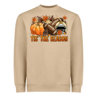 Mushroom Tis' the season Football and light yellow helmet Heavyweight Sweatshirt - NancyCooperArtShop
