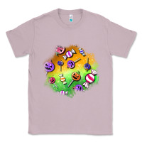 Lilac halloween candy patches Classic Tee - BundleAndBundleShop