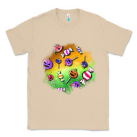 Mushroom halloween candy patches Classic Tee - BundleAndBundleShop