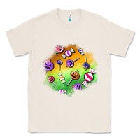 Natural halloween candy patches Classic Tee - BundleAndBundleShop