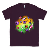 Plum halloween candy patches Classic Tee - BundleAndBundleShop