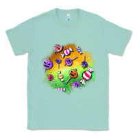Seafoam halloween candy patches Classic Tee - BundleAndBundleShop