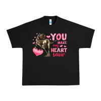 Black you make my heart saur Urban Heavy Tee - LillyAllenDesigns