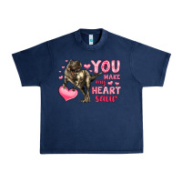 Navy you make my heart saur Urban Heavy Tee - LillyAllenDesigns
