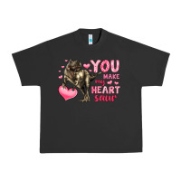 Pigment Black you make my heart saur Urban Heavy Tee - LillyAllenDesigns