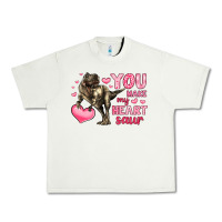 Pistachio you make my heart saur Urban Heavy Tee - LillyAllenDesigns