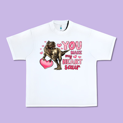 You Make My Heart Saur Urban Heavy Tee Designed By Lillyallendesigns