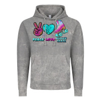 Cloud Rock peace love roller skate Vintage Hoodie - BundleAndBundleShop