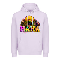 Lilac softball mama Premium Hoodie - OliviaCreatesArt