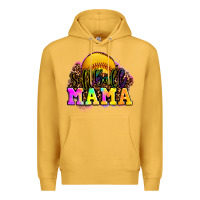 Mustard softball mama Premium Hoodie - OliviaCreatesArt