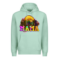 Seafoam softball mama Premium Hoodie - OliviaCreatesArt
