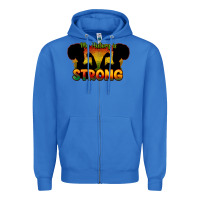 True Royal My history is strong Zipper Hoodie - HowdyJamesFarm