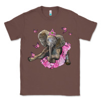Chestnut baby elephant with tutu Classic Tee - LillyAllenDesigns