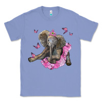 Colony Blue baby elephant with tutu Classic Tee - LillyAllenDesigns