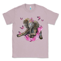 Lilac baby elephant with tutu Classic Tee - LillyAllenDesigns