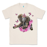 Natural baby elephant with tutu Classic Tee - LillyAllenDesigns