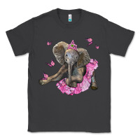 Smoke baby elephant with tutu Classic Tee - LillyAllenDesigns