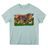Arona Western Mom With Duroc Pig And Baby Pig Heavy Core Tee - LillyAllenDesigns