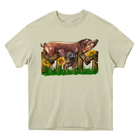 Mossy Western Mom With Duroc Pig And Baby Pig Heavy Core Tee - LillyAllenDesigns