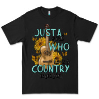 Black just a girl who loves country music Premium Tee - MaliasSmallBusiness