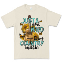 Just A Girl Who Loves Country Music Premium Tee | Teevron