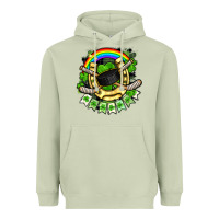 Matcha St. Patrick's Day Hockey Heavyweight Hoodie - FaDigitalArtStudio