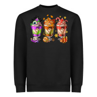Black Hallothanksmas coffee cups Heavyweight Sweatshirt - NancyCooperArtShop
