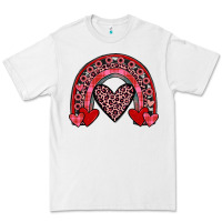White valentines heart rainbow Premium Tee - JahusDesignShop