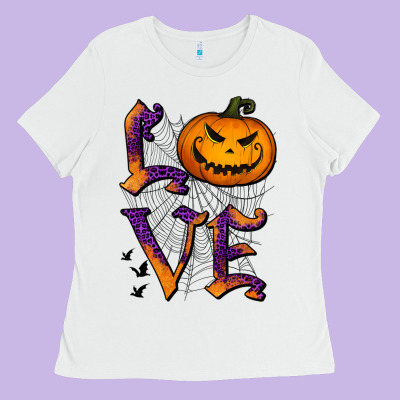 Love Halloween Ladies Tee Designed By Jasminsmagicworld