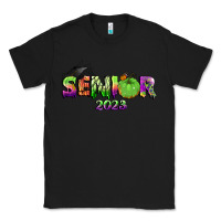 Black senior 2023 halloween Classic Tee - BundleAndBundleShop