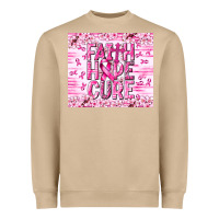 Mushroom Faith hope cure Cancer Heavyweight Sweatshirt - NancyCooperArtShop
