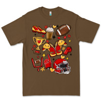 Cacao i'm a hot mess, always stressed,and proudly a foot Premium Tee - MaliasSmallBusiness
