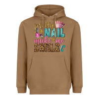 Toasted Coconut pretty nail make me smile bbs Heavyweight Hoodie - BundleAndBundleShop
