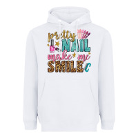 White pretty nail make me smile bbs Heavyweight Hoodie - BundleAndBundleShop