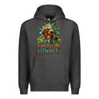 Charcoal Heather long live the cowboys Premium Hoodie - OliviaCreatesArt