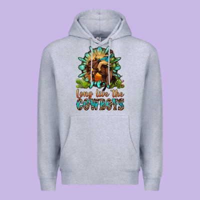 Long Live The Cowboys Premium Hoodie Designed By Oliviacreatesart